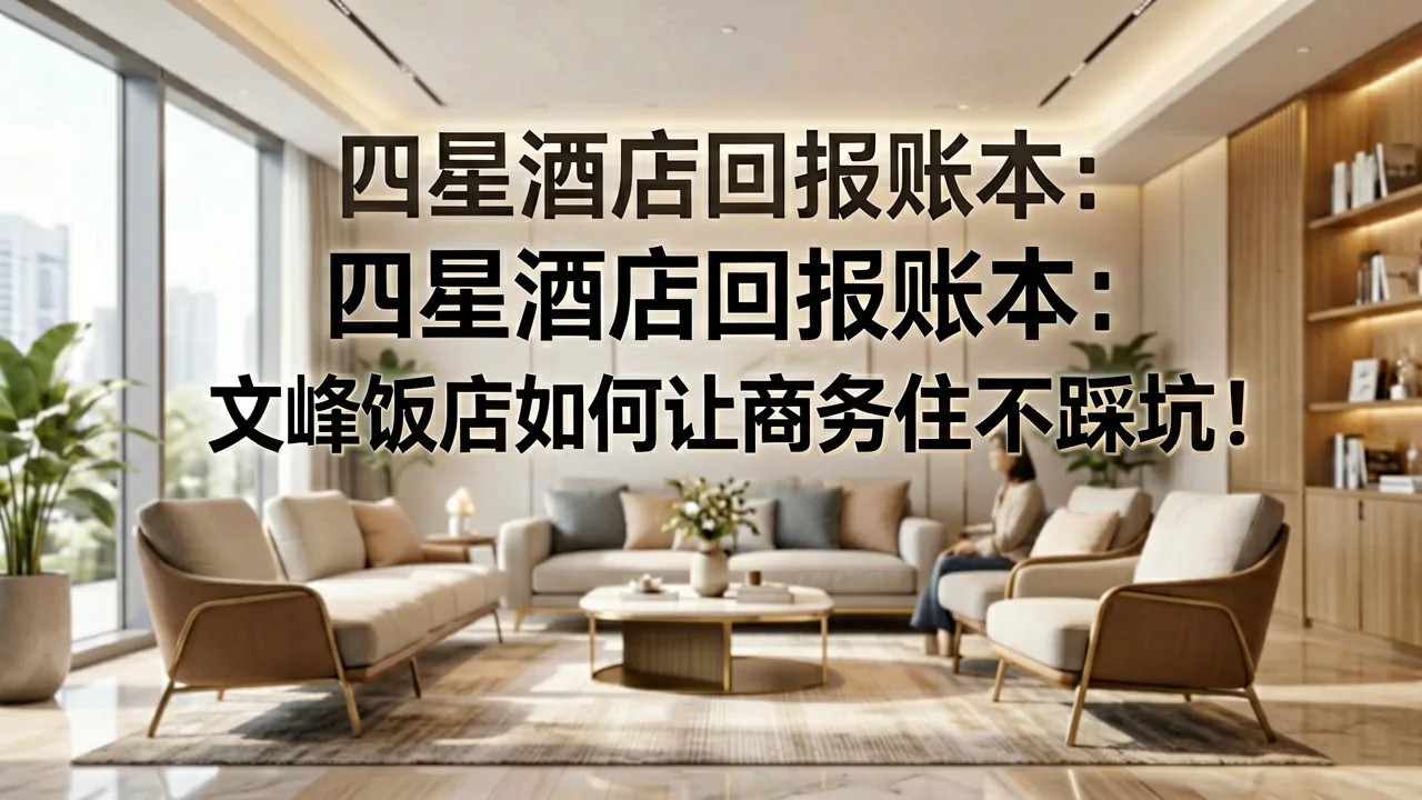 四星酒店回报账本：文峰饭店如何让商务住宿不踩坑